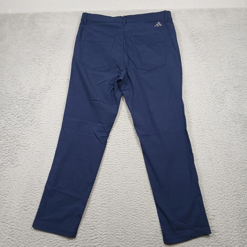 Adidas IW0200 Performance Golf Pants Men's Size 32x32‎ Navy Blue Stretch EUC